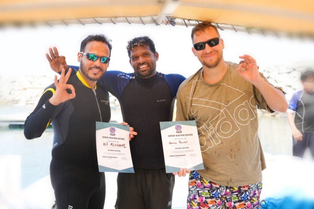 open water diving certificate