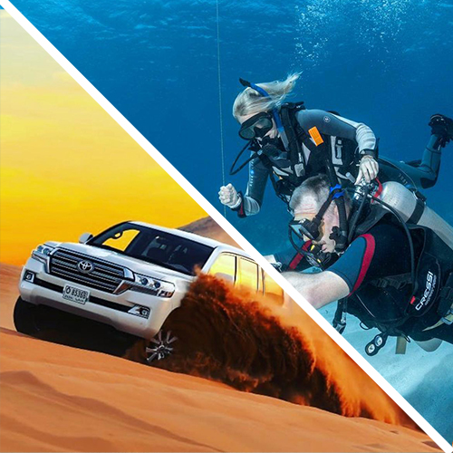 Scuba Diving Special package include Desert Safari